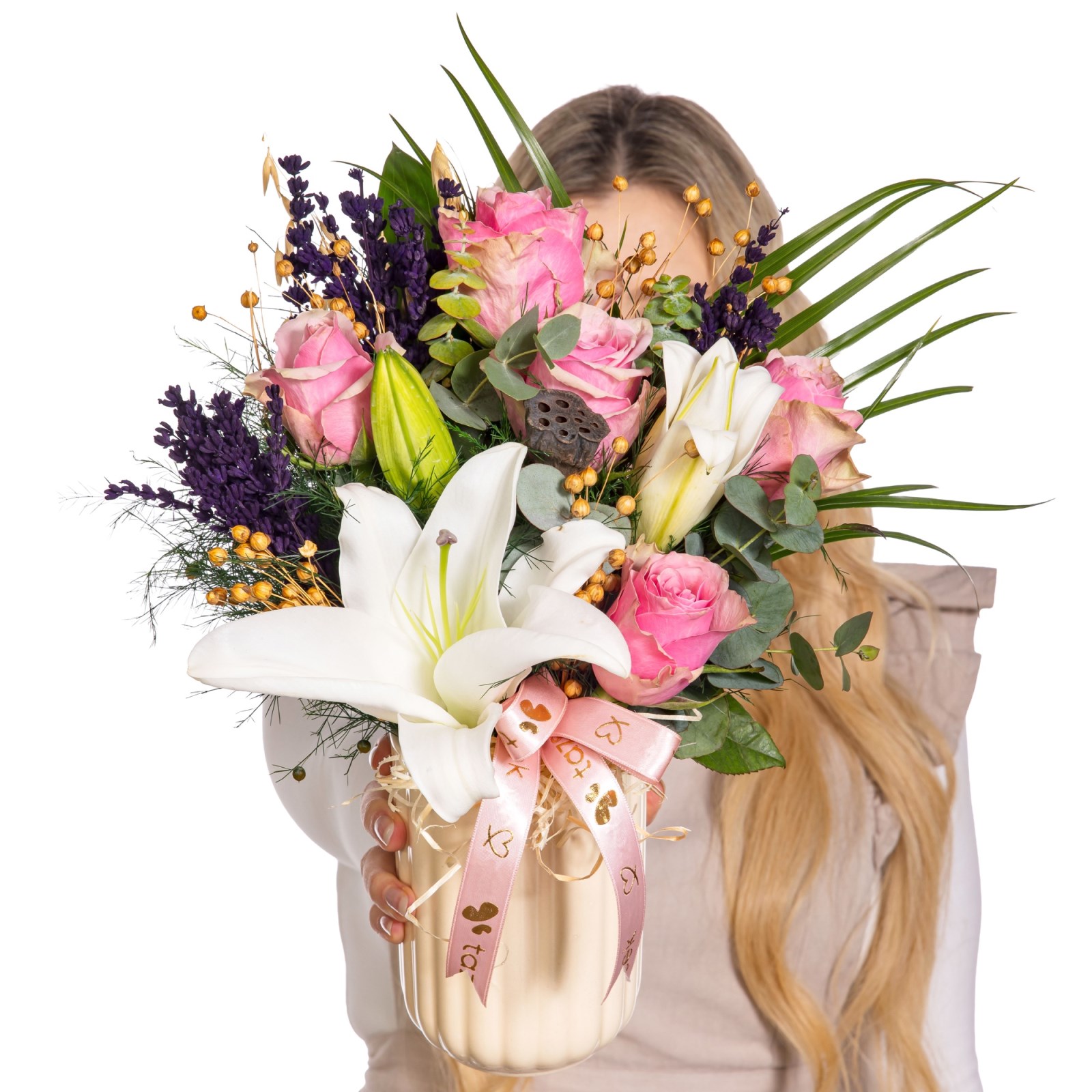 Floral Edit Lilyum & Pembe Güller