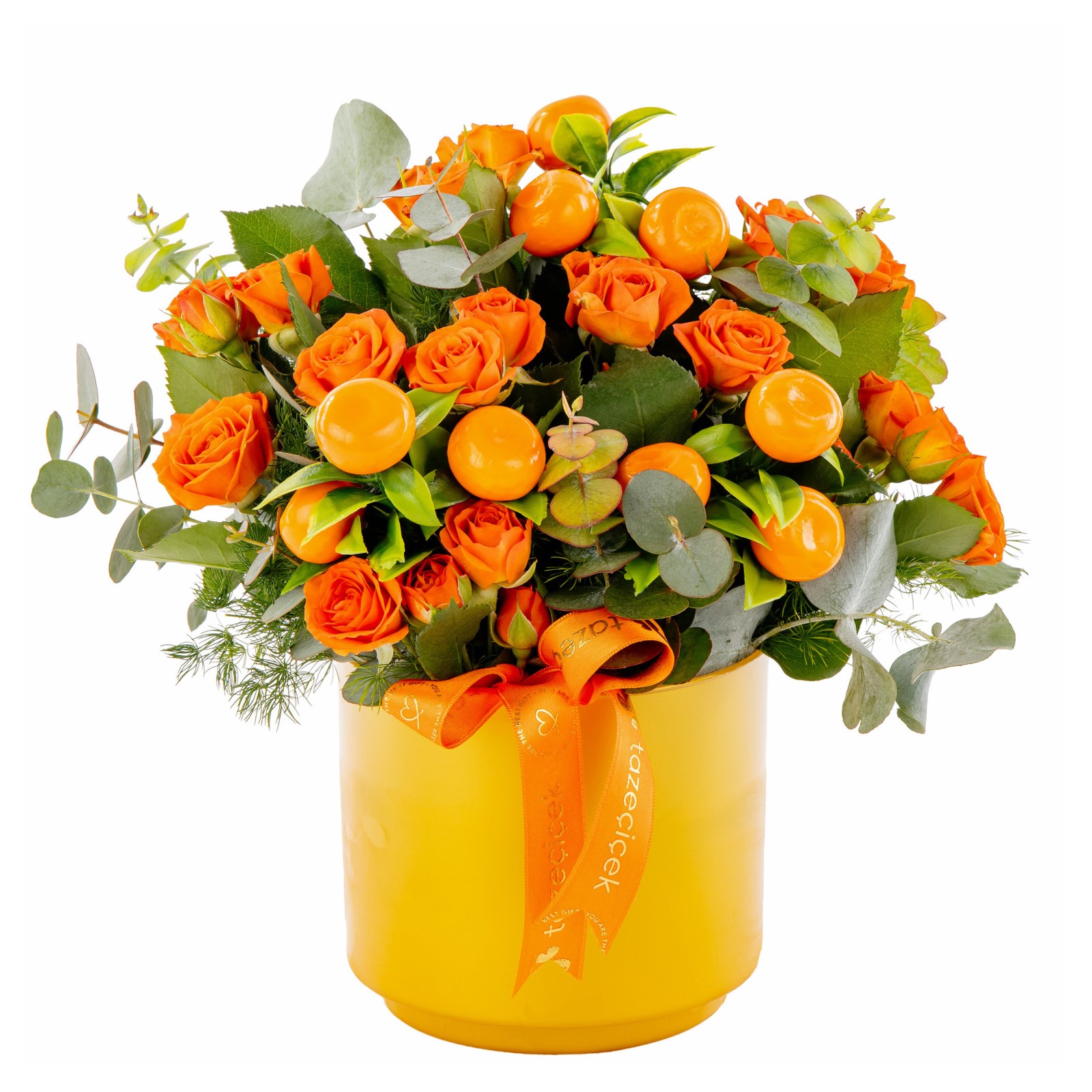 Orange Spark Gül Aranjman